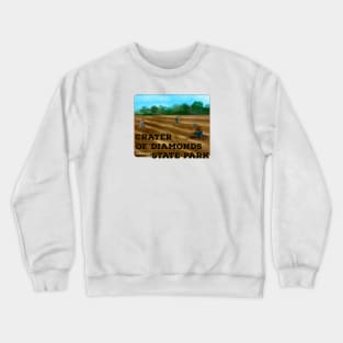 Crater of Diamonds State Park, Arkansas Crewneck Sweatshirt